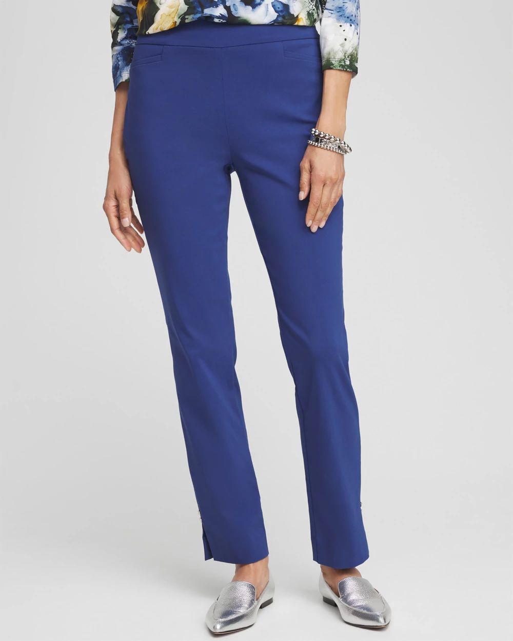 Brigitte Rivet Slit Ankle Pants | Chico's